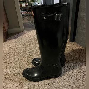 Hunter tall rain boots